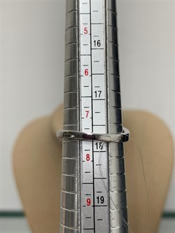 *Кольцо р.17,5 Голубой Топаз иск арт. CZ-R00584-X-W-BU-X-X-709 вес 3,4 г - фото 210285