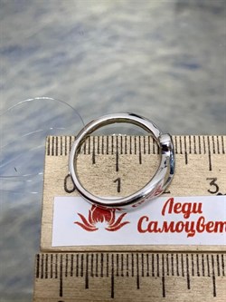 *Кольцо р.17,5 Голубой Топаз иск арт. CZ-R00584-X-W-BU-X-X-709 вес 3,4 г - фото 210286