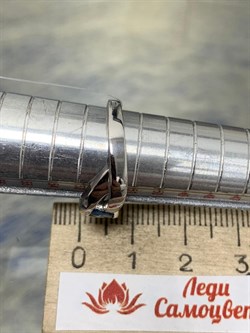 *Кольцо р.17,5 Голубой Топаз иск арт. CZ-R00584-X-W-BU-X-X-709 вес 3,4 г - фото 210288