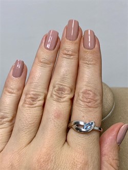 *Кольцо р.18 Голубой Топаз иск арт. CZ-R00584-X-W-BU-X-X-273 вес 3,4 г - фото 210304