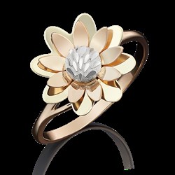 *Кольцо р.17 цв Красное Лимонное Белое Микс арт. 01-5017-00-000-1140-48-489 вес 2,53 г - фото 21050