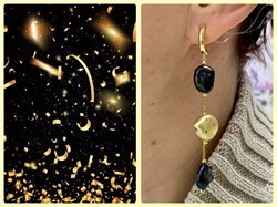 *Серьги Черный Жемчуг Барокко Облачка арт. RB-E00331-X-BY-PN-X-W-125 вес 12,92 г - фото 210696 *Серьги Черный Жемчуг Барокко Облачка арт. RB-E00331-X-BY-PN-X-W-125 вес 12,92 г - фото 210696