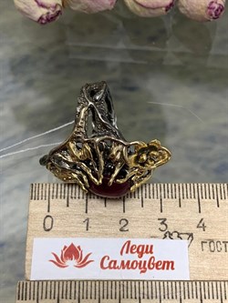 *Кольцо р.17,5 Звездчатый Корунд Рубин Африка АРТ 56950 (ВЕС 17,91 Г) - фото 211739 *Кольцо р.17,5 Звездчатый Корунд Рубин Африка АРТ 56950 (ВЕС 17,91 Г) - фото 211739