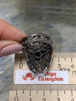 *Кольцо р.17,5 Звездчатый Корунд Рубин Африка АРТ 56950 (ВЕС 17,91 Г) - фото 211740 *Кольцо р.17,5 Звездчатый Корунд Рубин Африка АРТ 56950 (ВЕС 17,91 Г) - фото 211740