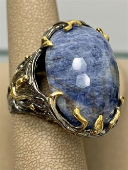 *Кольцо р.18 Корунд Синий Сапфир АРТ 53380 ВЕС 32,77 Г - фото 211767 *Кольцо р.18 Корунд Синий Сапфир АРТ 53380 ВЕС 32,77 Г - фото 211767