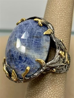 *Кольцо р.18 Корунд Синий Сапфир АРТ 53380 ВЕС 32,77 Г - фото 211768 *Кольцо р.18 Корунд Синий Сапфир АРТ 53380 ВЕС 32,77 Г - фото 211768