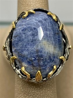 *Кольцо р.18 Корунд Синий Сапфир АРТ 53380 ВЕС 32,77 Г - фото 211769 *Кольцо р.18 Корунд Синий Сапфир АРТ 53380 ВЕС 32,77 Г - фото 211769