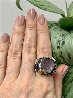 *Кольцо р.18,5 Звездчатый Корунд Рубин Африка АРТ 53344 (ВЕС 18,02 Г) - фото 211772 *Кольцо р.18,5 Звездчатый Корунд Рубин Африка АРТ 53344 (ВЕС 18,02 Г) - фото 211772