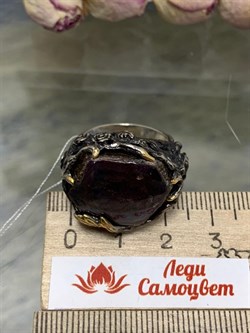 *Кольцо р.18,5 Звездчатый Корунд Рубин Африка АРТ 53344 (ВЕС 18,02 Г) - фото 211779 *Кольцо р.18,5 Звездчатый Корунд Рубин Африка АРТ 53344 (ВЕС 18,02 Г) - фото 211779