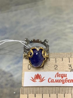*Кольцо р.17 Танзанит Танзания АРТ 33942 Вес 9,12 г - фото 211841