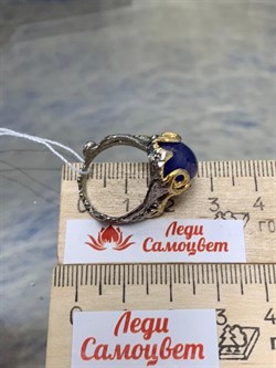 *Кольцо р.17 Танзанит Танзания АРТ 33942 Вес 9,12 г - фото 211842