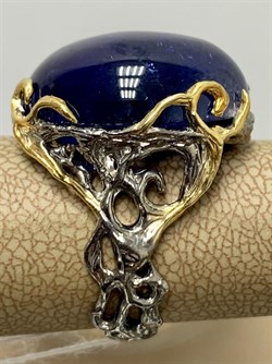 *Кольцо р.17,5 Танзанит Африка АРТ 33937 (ВЕС 11,23 Г) - фото 211855