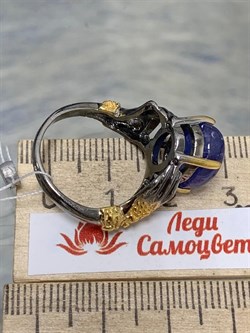 *Кольцо р.17,5 Танзанит Танзания АРТ 83564 (ВЕС 6,75 Г) - фото 211875