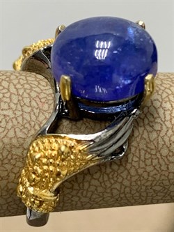 *Кольцо р.17,5 Танзанит Танзания АРТ 83564 (ВЕС 6,75 Г) - фото 211879