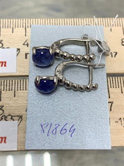 *Серьги Танзанит Танзания АРТ 81864 (ВЕС 4,89 Г) - фото 211914
