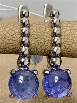 *Серьги Танзанит Танзания АРТ 81864 (ВЕС 4,89 Г) - фото 211918