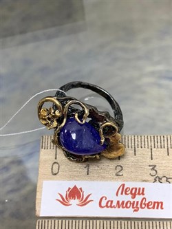 *Кольцо р.18,5 Танзанит Танзания АРТ 60422 Вес 11,73 г - фото 211980