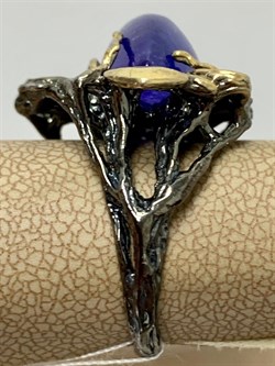 *Кольцо р.18,5 Танзанит Танзания АРТ 60422 Вес 11,73 г - фото 211982