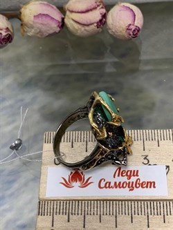 *Кольцо р.18 Хризопраз Африка АРТ 85-784 ВЕС 11,33 Г - фото 212060 *Кольцо р.18 Хризопраз Африка АРТ 85-784 ВЕС 11,33 Г - фото 212060
