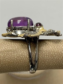 *Кольцо р.17 Мотылек Аметист Бразилия Арт 49417 Вес 13,23 г - фото 212108 *Кольцо р.17 Мотылек Аметист Бразилия Арт 49417 Вес 13,23 г - фото 212108