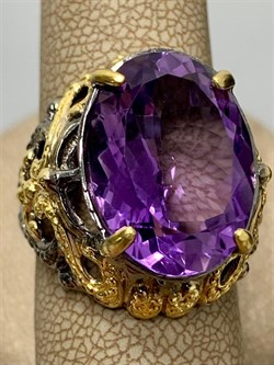 *Кольцо р.17 Аметист Индия АРТ 60371 (ВЕС 9,63 Г) - фото 212146 *Кольцо р.17 Аметист Индия АРТ 60371 (ВЕС 9,63 Г) - фото 212146