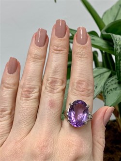 *Кольцо р.17,5 Аметист АРТ 70-709 (ВЕС 6,78 Г) - фото 212178