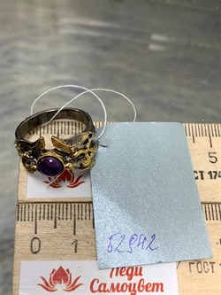 *Кольцо р.17,5 Аметист Бразилия АРТ 52942 (ВЕС 5,01 Г) - фото 212198