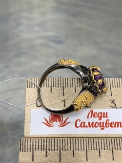 *Кольцо р.18 Аметист Бразилия АРТ 52944 (ВЕС 5,91 Г) - фото 212248