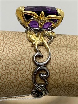 *Кольцо р.18,5 Аметист АРТ 60773 ВЕС 5,21 Г - фото 212281 *Кольцо р.18,5 Аметист АРТ 60773 ВЕС 5,21 Г - фото 212281