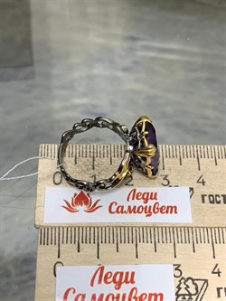 *Кольцо р.18,5 Аметист АРТ 60773 ВЕС 5,21 Г - фото 212284 *Кольцо р.18,5 Аметист АРТ 60773 ВЕС 5,21 Г - фото 212284