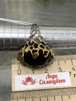 *Кольцо р.19 Аметист Бразилия АРТ 49093 (ВЕС 14,01 Г) - фото 212333