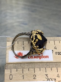 *Кольцо р.19 Аметист Бразилия АРТ 49093 (ВЕС 14,01 Г) - фото 212334