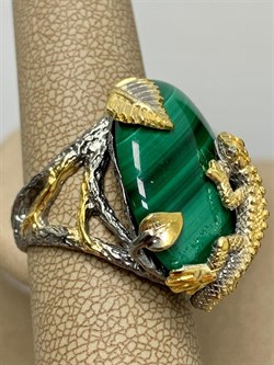 *Кольцо р.18 Малахит АРТ 64293 (ВЕС 16,33 Г) - фото 212428 *Кольцо р.18 Малахит АРТ 64293 (ВЕС 16,33 Г) - фото 212428