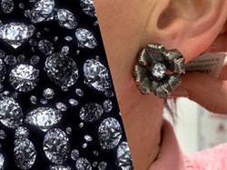 *Серьги Голубой Топаз Бразилия АРТ 60587-1 Вес 8,22 Г - фото 212466