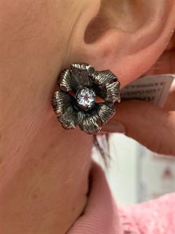 *Серьги Голубой Топаз Бразилия АРТ 60587-1 Вес 8,22 Г - фото 212467