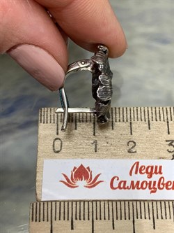 *Серьги Голубой Топаз Бразилия АРТ 60587-1 Вес 8,22 Г - фото 212468