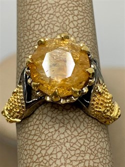 *Кольцо р.18,5 Топаз Бразилия АРТ 53583 (ВЕС 6,26 Г) - фото 212532