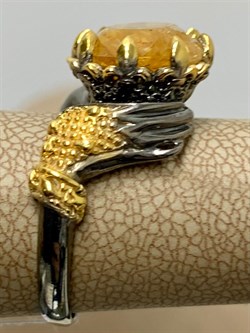 *Кольцо р.18,5 Топаз Бразилия АРТ 53583 (ВЕС 6,26 Г) - фото 212535