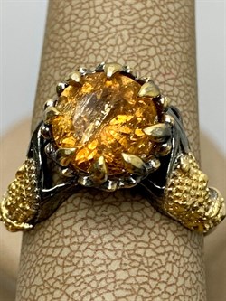 *Кольцо р.19 Топаз Бразилия АРТ 53582 (ВЕС 6,01 Г) - фото 212545