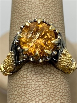 *Кольцо р.19 Топаз Бразилия АРТ 53582 (ВЕС 6,01 Г) - фото 212546