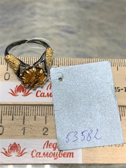 *Кольцо р.19 Топаз Бразилия АРТ 53582 (ВЕС 6,01 Г) - фото 212547