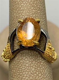 *Кольцо р.17,5 Топаз Бразилия АРТ 56972 (ВЕС 6,21 Г) - фото 212558