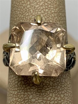 *Кольцо р.18,5 Топаз Володарск-Волынское АРТ 66909 (ВЕС 8,29 Г) - фото 212574