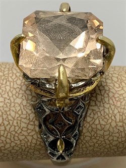 *Кольцо р.18,5 Топаз Володарск-Волынское АРТ 66909 (ВЕС 8,29 Г) - фото 212585