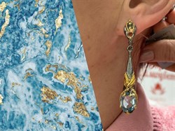 *Серьги Топаз Бразилия АРТ 60392 ВЕС 13,81 Г - фото 212658 *Серьги Топаз Бразилия АРТ 60392 ВЕС 13,81 Г - фото 212658