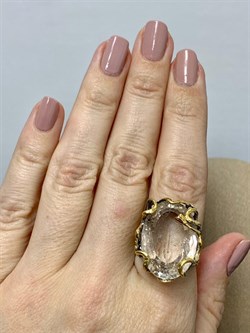 *Кольцо р.18,5 Топаз Володарск-Волынское АРТ 53390 (ВЕС 13,37 Г) - фото 212669