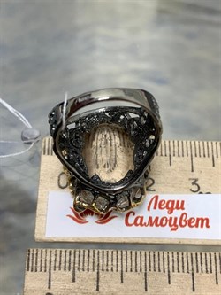 *Кольцо р.18,5 Топаз Володарск-Волынское АРТ 53390 (ВЕС 13,37 Г) - фото 212671