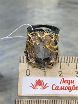 *Кольцо р.18,5 Топаз Володарск-Волынское АРТ 53390 (ВЕС 13,37 Г) - фото 212672