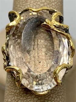 *Кольцо р.18,5 Топаз Володарск-Волынское АРТ 53390 (ВЕС 13,37 Г) - фото 212677