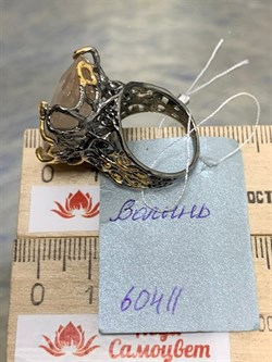 *Кольцо р.18 Топаз Володарск-Волынское АРТ 60411 (ВЕС 13,45 Г) - фото 212715